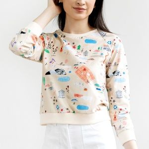 Samantha Pleet Favorite Things Cotton Shirt Size S